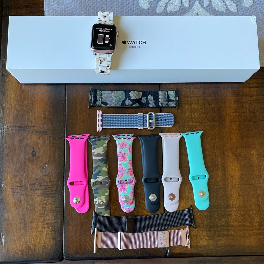 Apple Watch 3 with 11 Bands